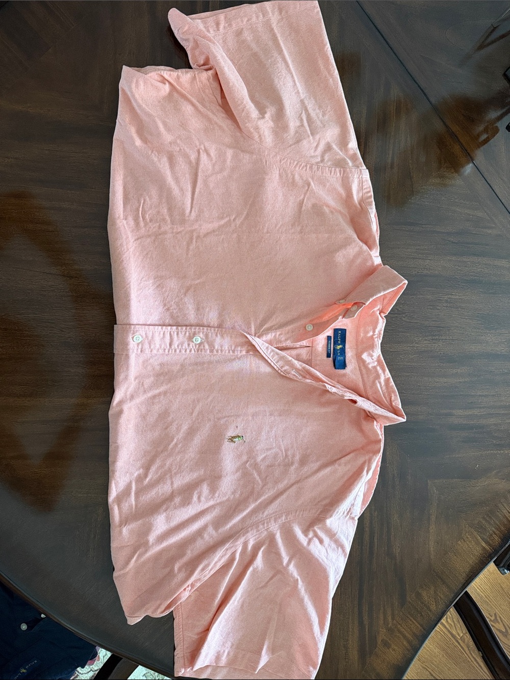 Ralph Lauren Light Pink Short-Sleeve Button-Down Polo